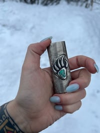 Bear Paw Inlay Lighter Case