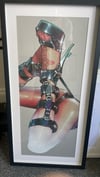 Legs - Embellished Print / Framed