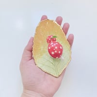 Image 6 of Glow in dark mushroom cat jewelry dish