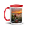 Cottage Garden Sunrise Mug - Red