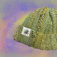 Image 3 of Crocheted beanie 32