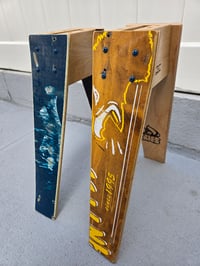 Image 3 of Recycled Skateboard Seat Legs V2