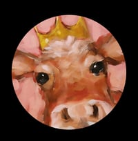 Princess Cow Sricker