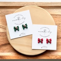 Football Bow Studs