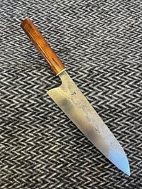 231x59 Carbon Steel Damascus Gyuto