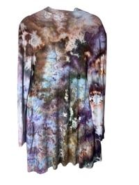 Image 6 of S Jersey Knit Cardigan in Autumn Watercolor Ice Dye