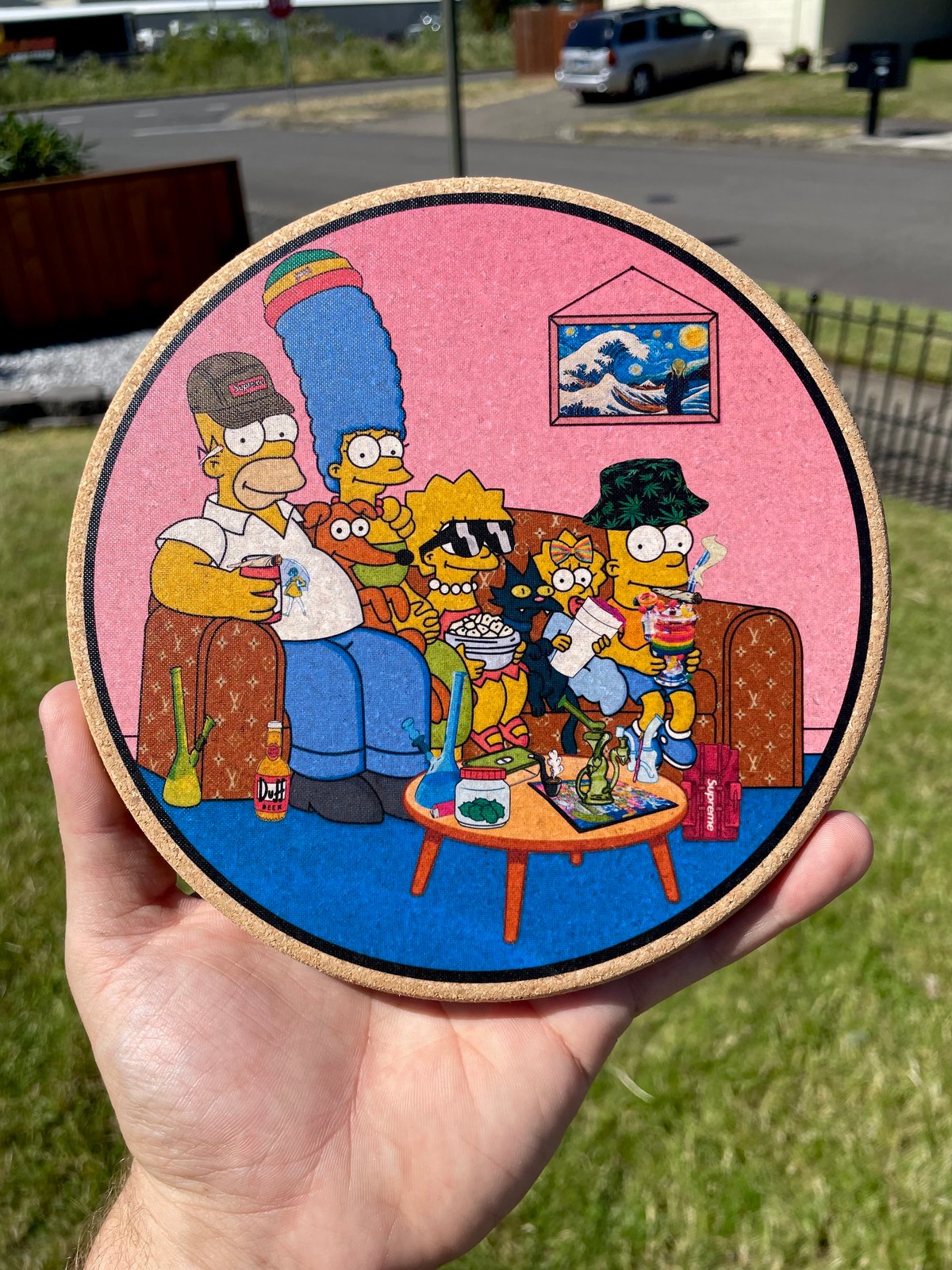 Seshons x mattitude mats simpsons family chill outlets sesh 11/75 sold out moodmat