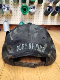 Image 2 of Black camo Nj hat