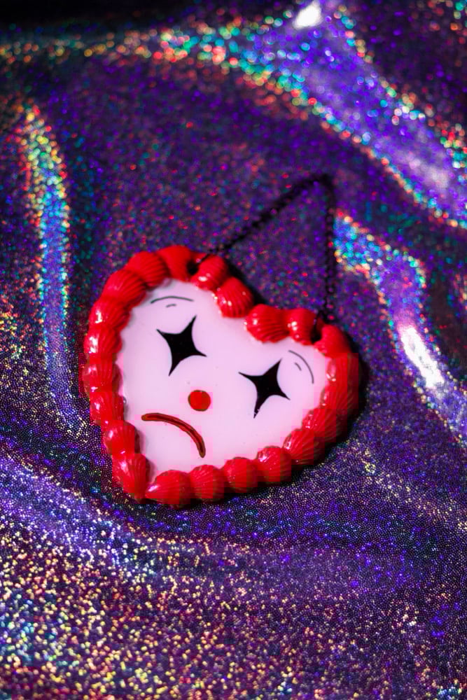 Image of Red Clown Cake Wall Hanging