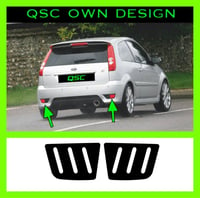 Image 3 of X2 Mk6 Ford Fiesta st rear reflectors overlay stickers -multiple options 