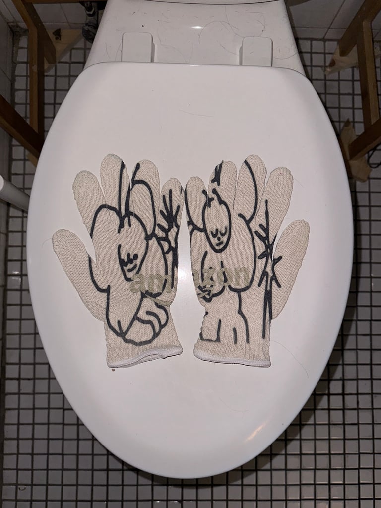 toilet gloves