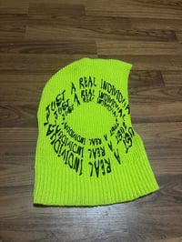Image 3 of Knit Hooded Mask