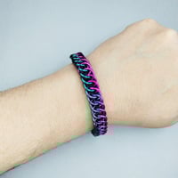 Image 2 of Half Persian 4-1 Chainmaille Bracelet