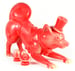 Image of Mugi Teaworthy  “Atomic Sundae” Edition - Red & Glow in the Dark - Japanese Sofubi Figure