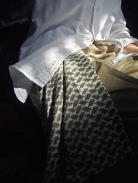 Image 9 of Olive Keffiyeh Bandana - Woven