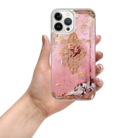 Image 18 of Pastel Pink Tattered Texture Rose Gold Goth Lolita Kawaii Inspired Clear Case for iPhone®