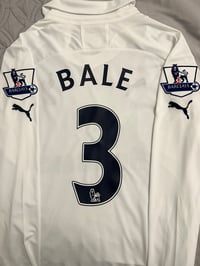 Image 1 of Tottenham Hotspur “BALE 3” 2011/12 Match Issue Long Sleeve Home Shirt + patches (XL)