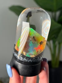 Image 2 of LARGE ETHIOPIAN WATER OPAL -SEALED GLOBE- B