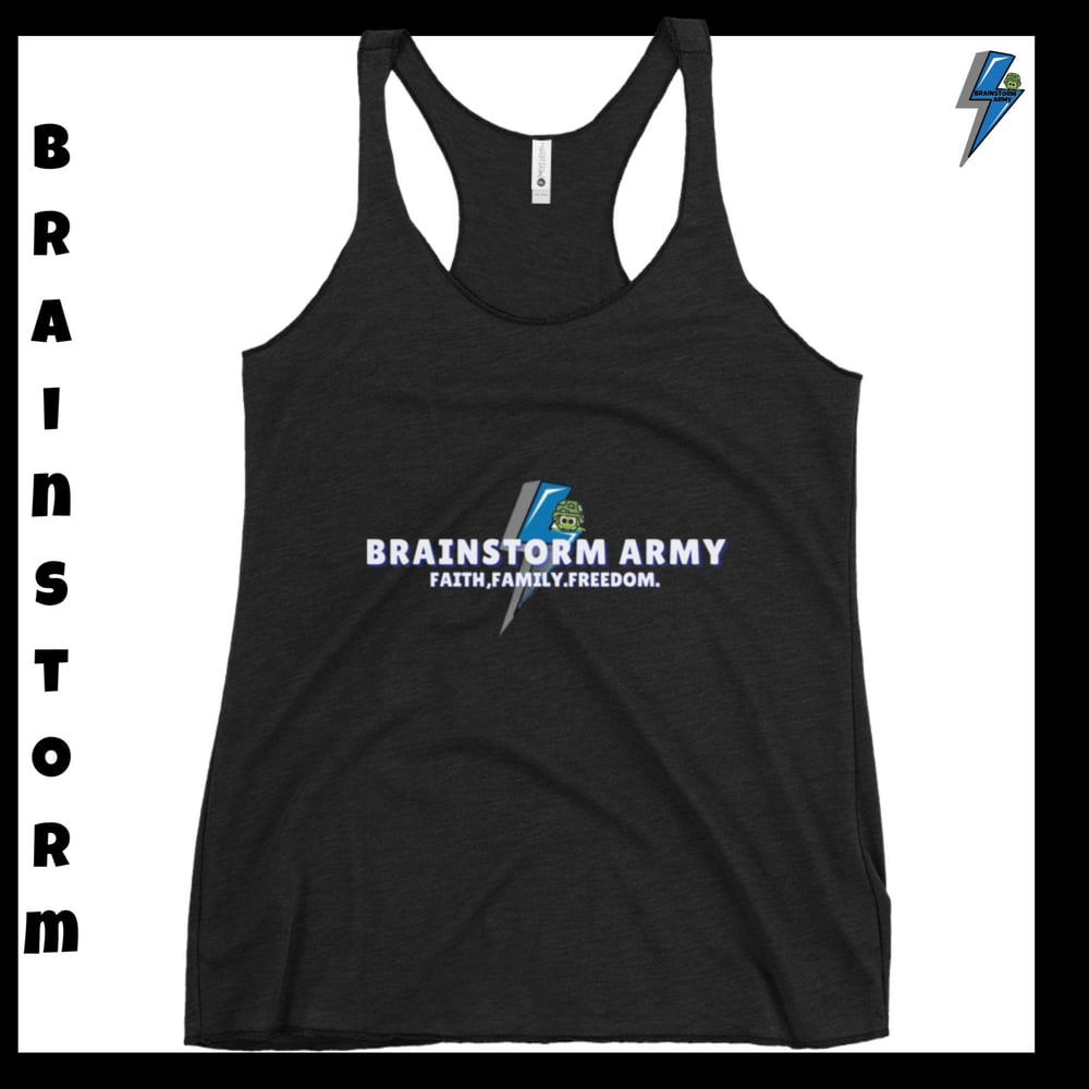 Brainstorm Army Women's Racerback Tank