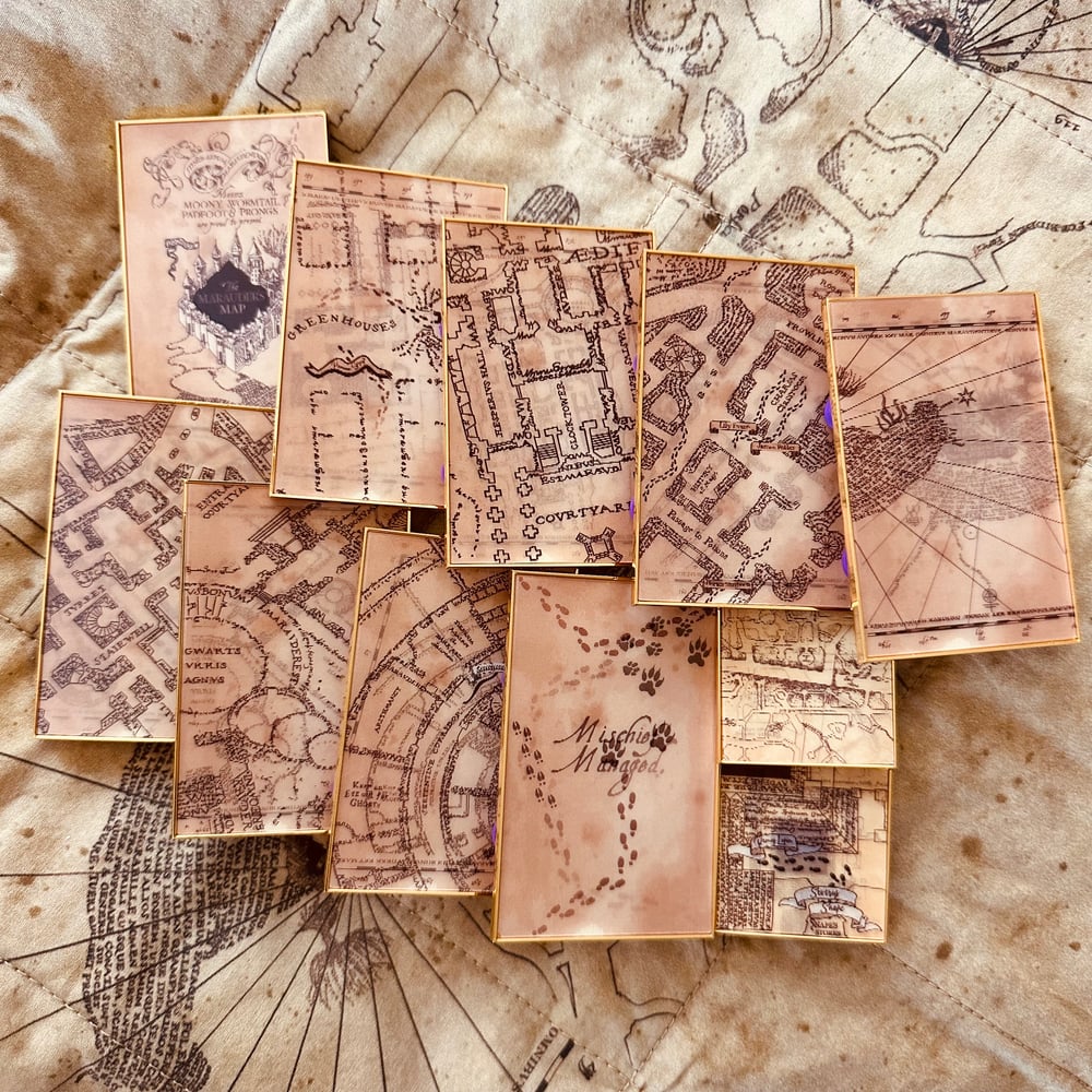Image of Mischief Map Lenticular Pins