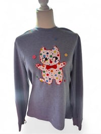 Image 1 of Clown Kitty Sweater 🎪🐱♡ (L/XL)
