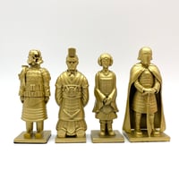 Image 1 of Set of 4 Golden Galactic Warriors [Mini]