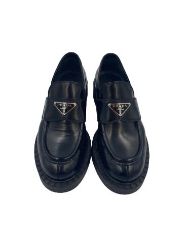 Prada Mocassins Chocolate Black NJ Friends ADOPTE la