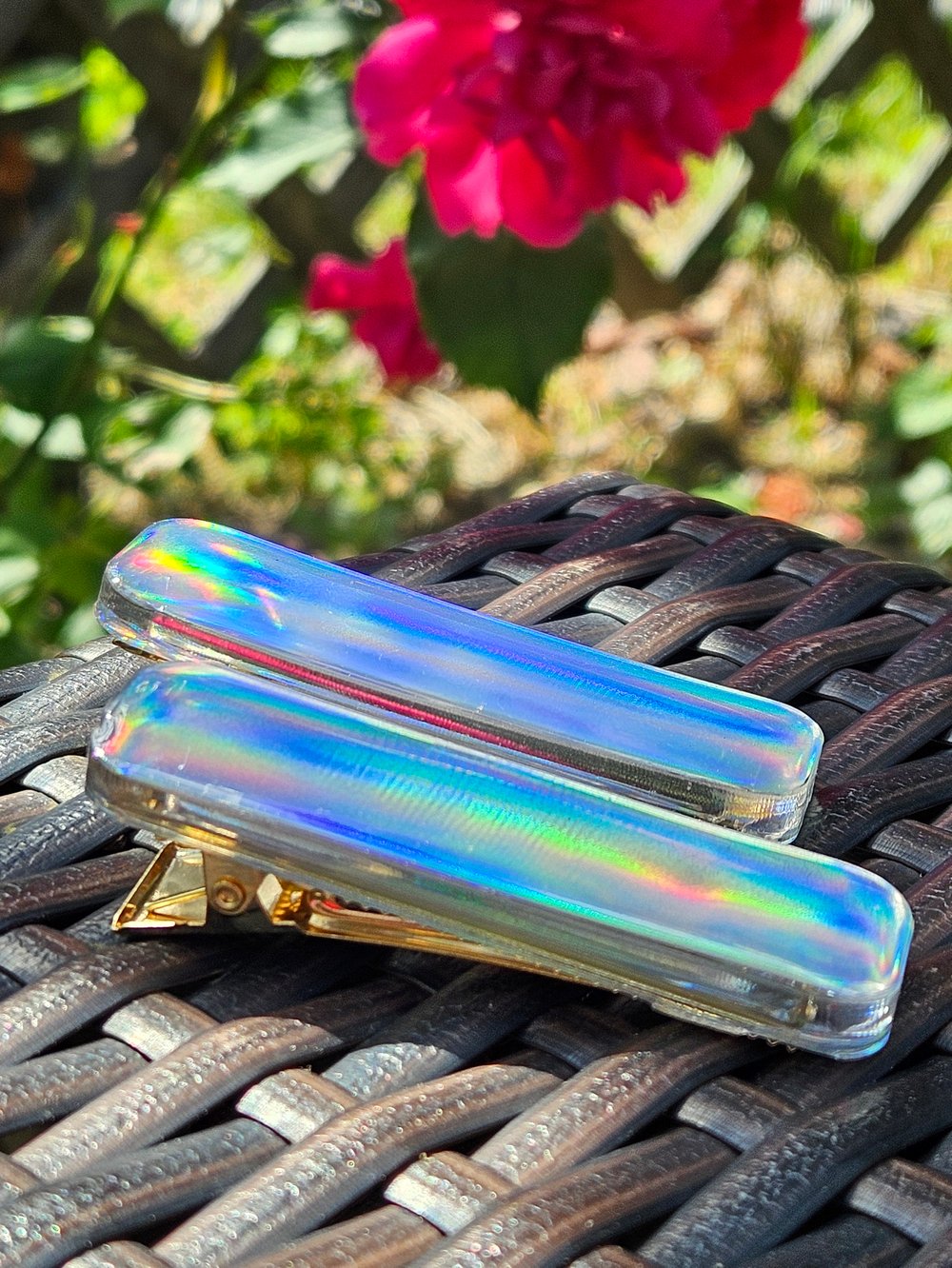 Image of Holographic Bar Barrette