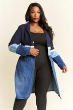 Image 3 of Plus Patchwork Trench