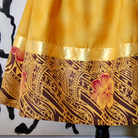 Image 2 of Yellow Plumeria Skirt