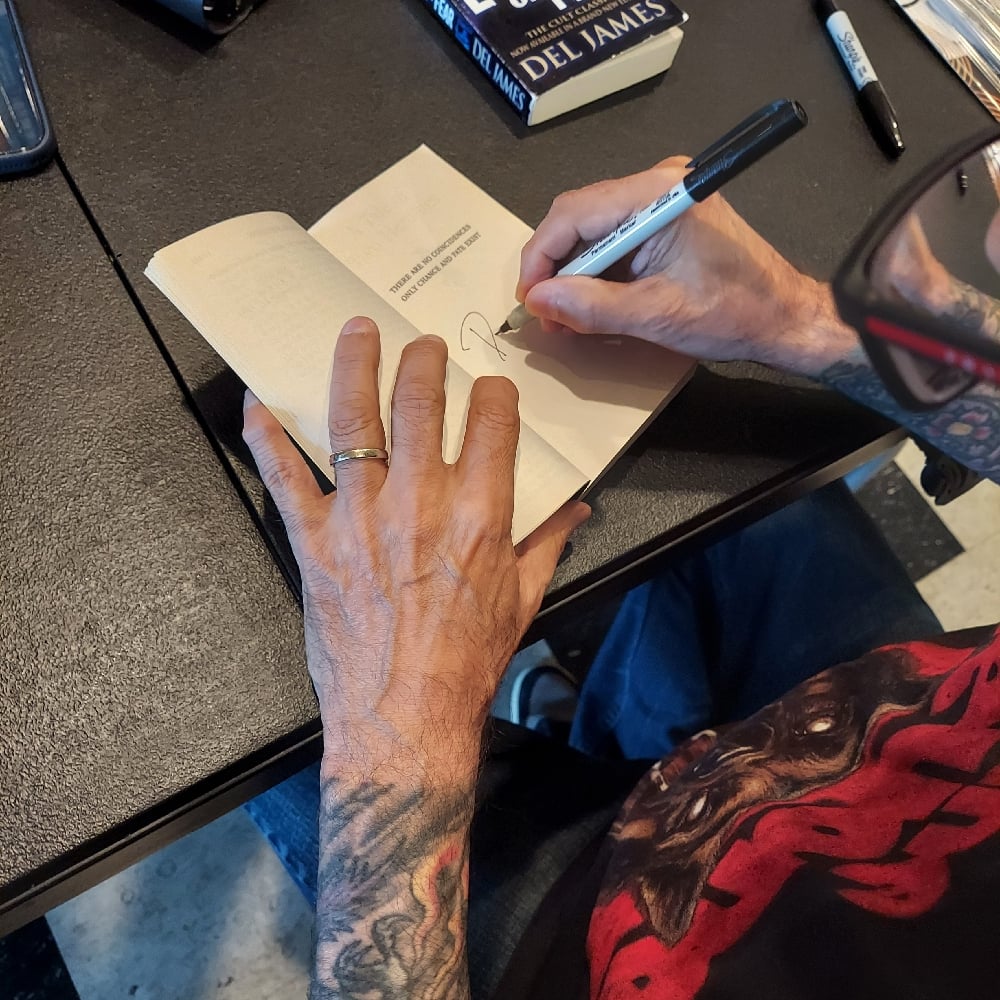 The Language of Fear, by Del James - SIGNED