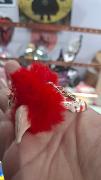 Image 2 of Candy cane Fluffennutter keychain 