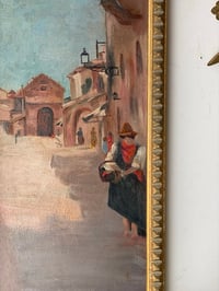 Image 4 of Peinture à l’huile - scène méditerranéenne