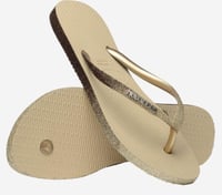 Image 2 of Havaianas Slim Sparkle II - Sand Gold