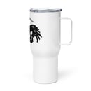 Image 2 of Misfortune travel mug with a handle