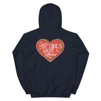 Image 4 of HOT GIRLS HAVE HEART HOODIE - CHEETAH