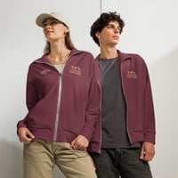 Image 2 of Garnet and Gold Football Emojis - Unisex track jacket