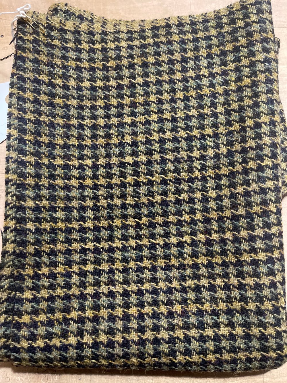 Image of Rustic Gold Check Wool