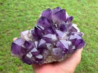 Image 1 of Amethyst Points Cluster | Congo #2868