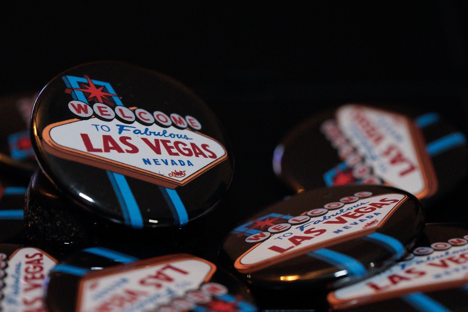 Las Vegas Sign - Button Pin
