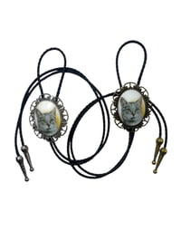 Image 1 of Gray Shorthair Cat Bolo Tie