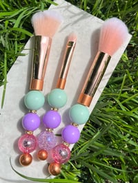 Image 2 of Beaded Makeup Brush Set 