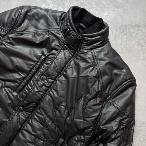 Image of 2000s Belstaff Padded Biker Jackets, size medium