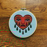 Image 2 of Crying Heart Wall Hanging