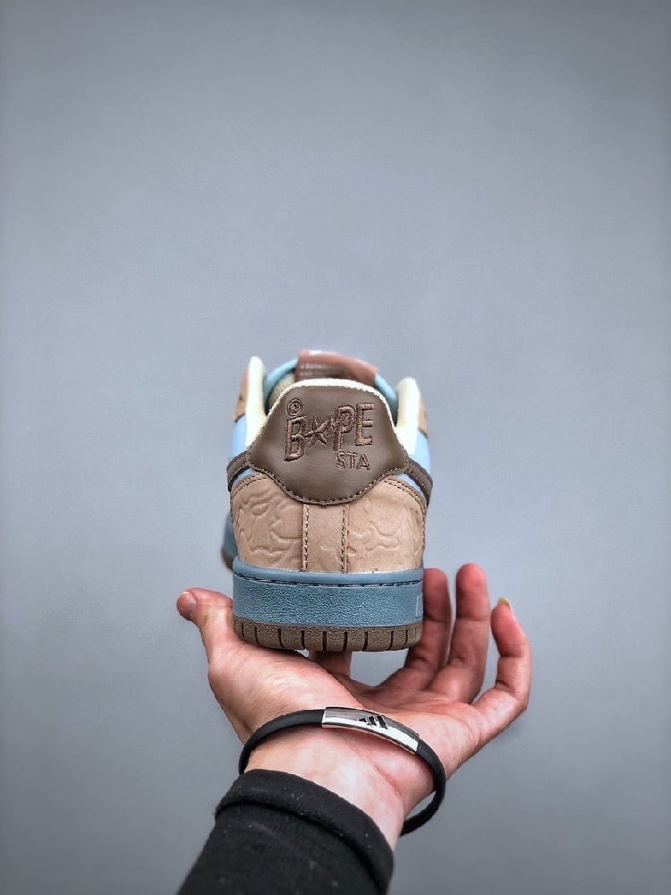 Image of Bape Sk8 Sta Low Beige