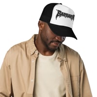 Image 3 of Black White Foam Trucker