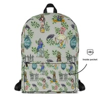 Image 4 of Grey Haunted Mansion Pattern Backpack