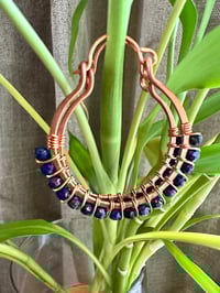 Image 2 of Lapis Lazuli Swing Earrings