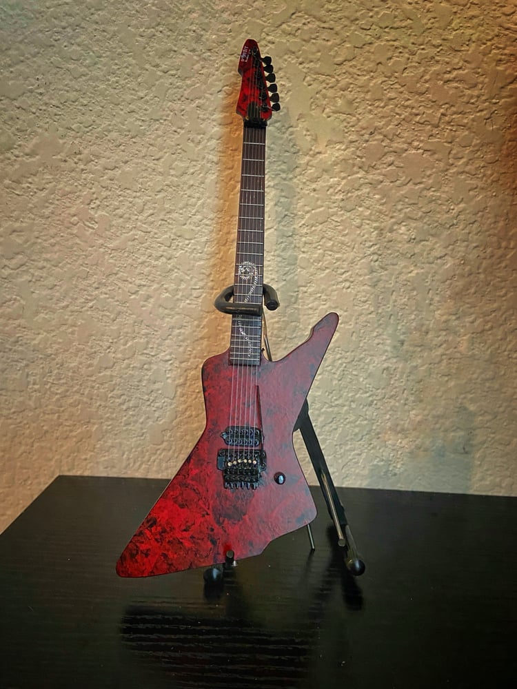 Image of PK 10" Mini Signature "Apocrypha" Schecter Guitar