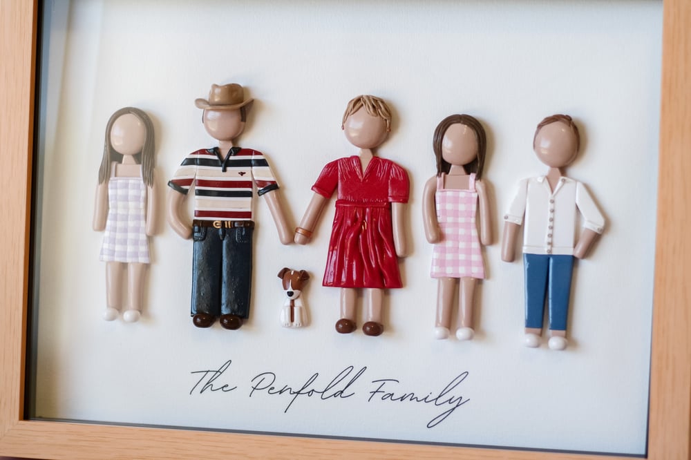 Custom Clay Family Portrait | Violettecharms